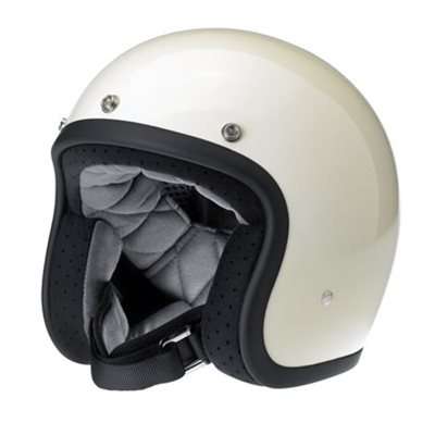 BILTWELL CASQUE BONANZA BLANC VINTAGE