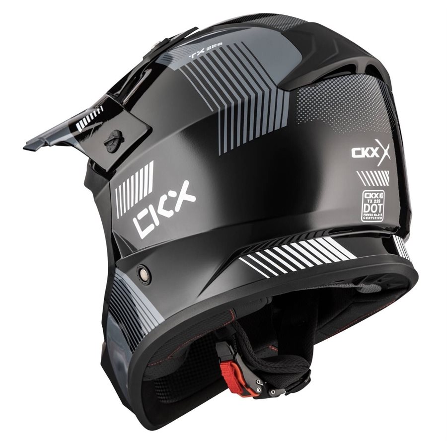 CKX TX228 DART GREY HELMET