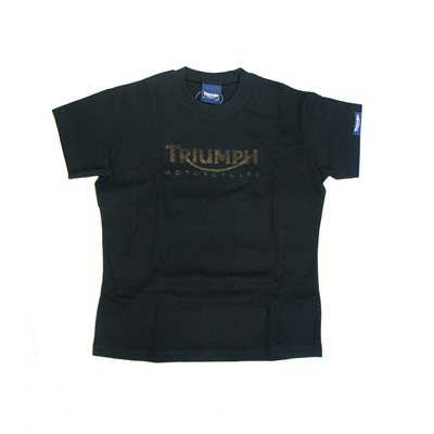 TRIUMPH CHANDAIL SPRAY LOGO NOIRE